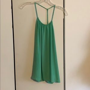 Super cute fun back going out shirt